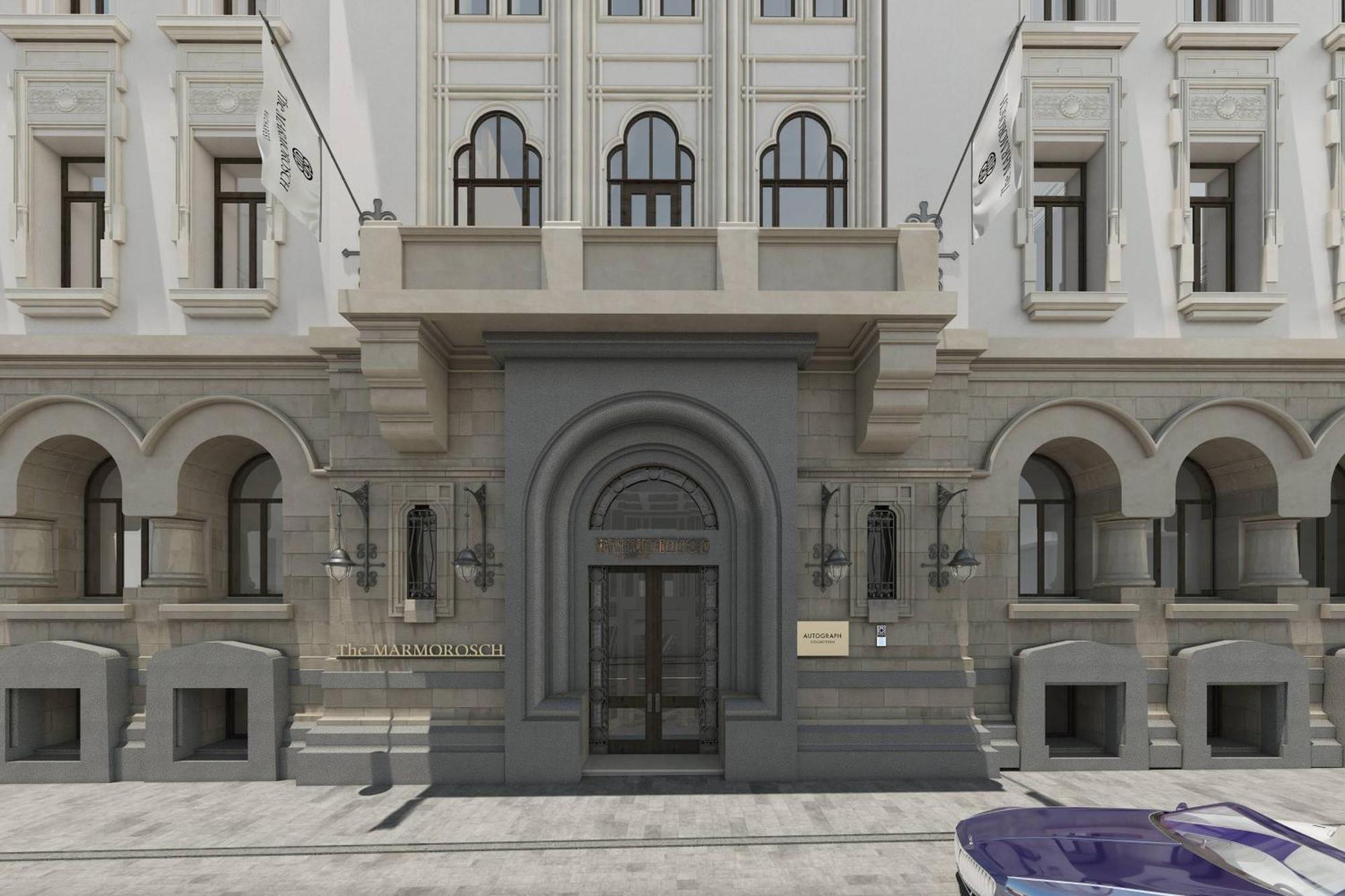 The Marmorosch Bucharest, Autograph Collection Hotell Eksteriør bilde The entrance of the museum